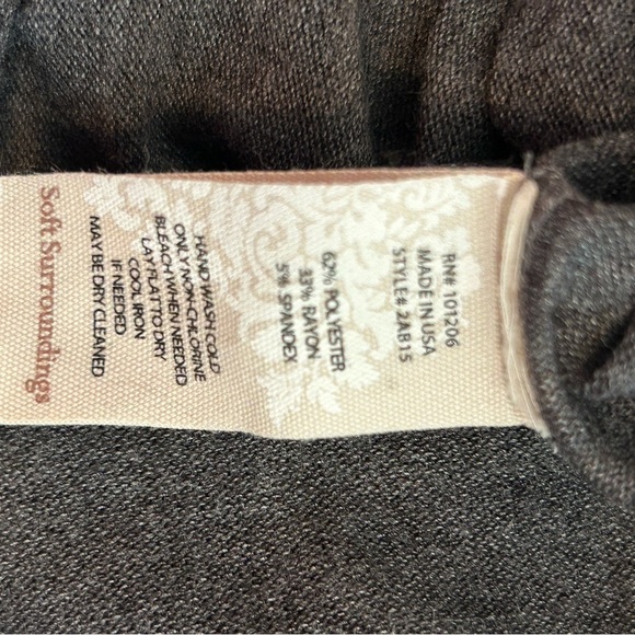 Soft Surroundings Women's Brown Patterned Skirt - Picture 4 of 5